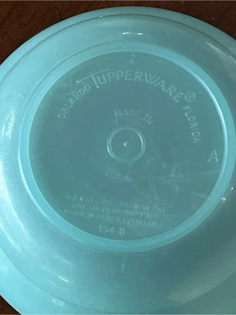 VTG Tupperware 154 Pastel Bowls Set of 6 Orlando FL Mold 154-5 to 154-8 No Lids